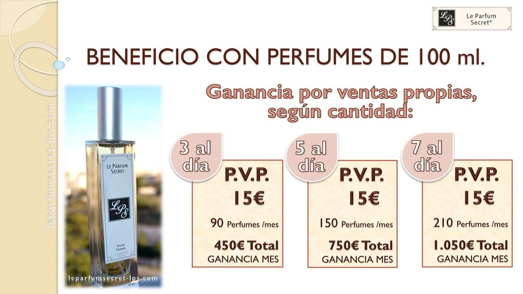 Hazte DISTRIBUIDOR de LE PARFUM SECRET. - ppt descargar