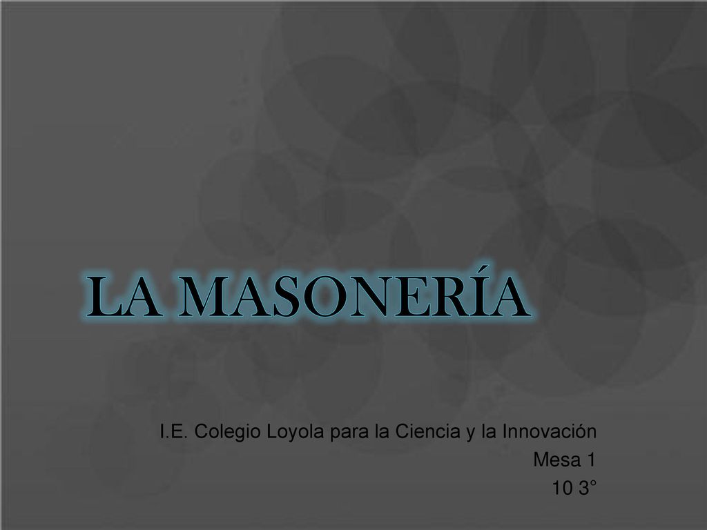I.E. Colegio Loyola para la Ciencia y la Innovación Mesa °