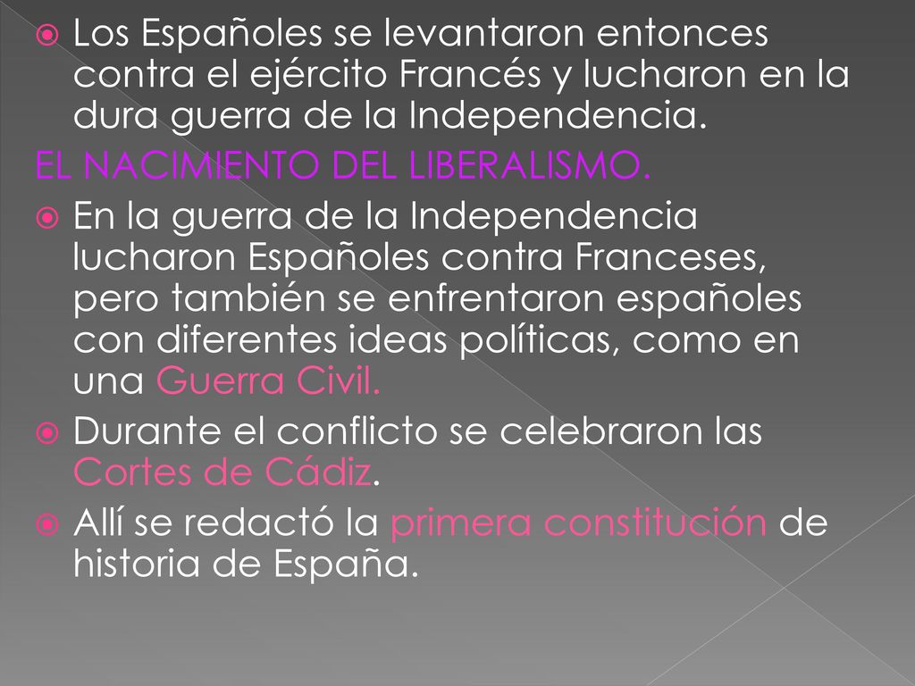 Los Españoles se levantaron entonces contra el ejército Francés y lucharon en la dura guerra de la Independencia.