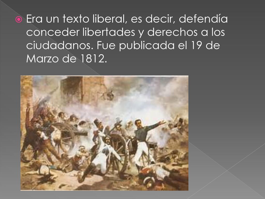 Era un texto liberal, es decir, defendía conceder libertades y derechos a los ciudadanos.