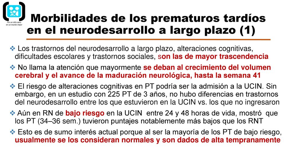 Morbilidades de los prematuros tardíos en el neurodesarrollo a largo plazo (1)