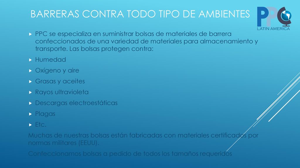 Barreras contra todo tipo de ambientes