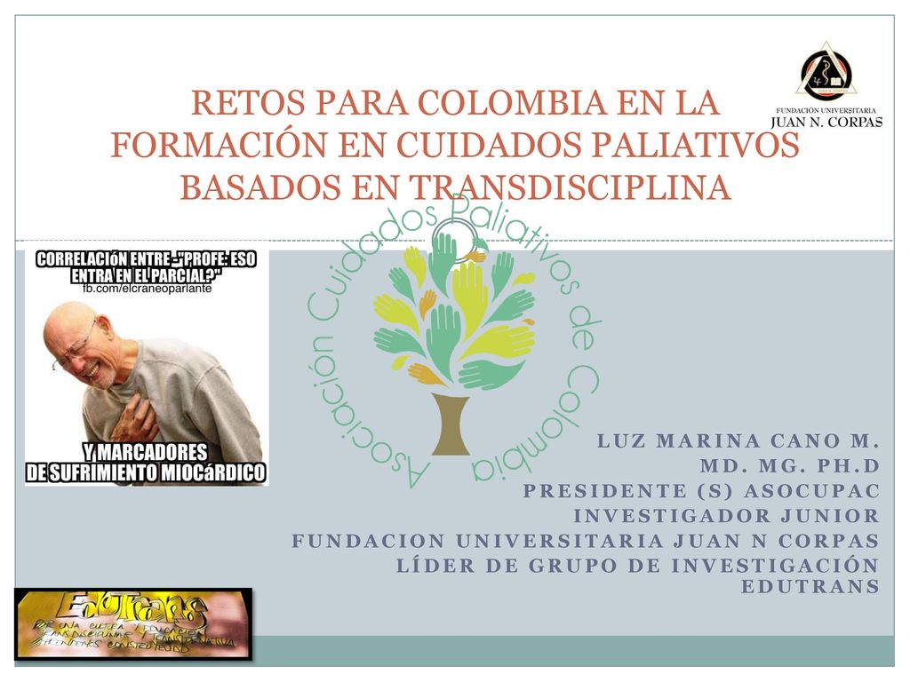 RETOS PARA COLOMBIA EN LA FORMACIÓN EN CUIDADOS PALIATIVOS BASADOS EN TRANSDISCIPLINA