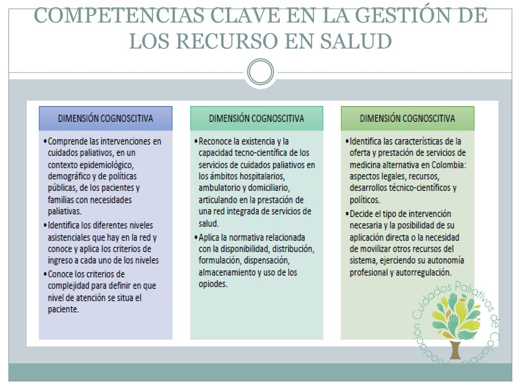 COMPETENCIAS CLAVE EN LA GESTIÓN DE LOS RECURSO EN SALUD