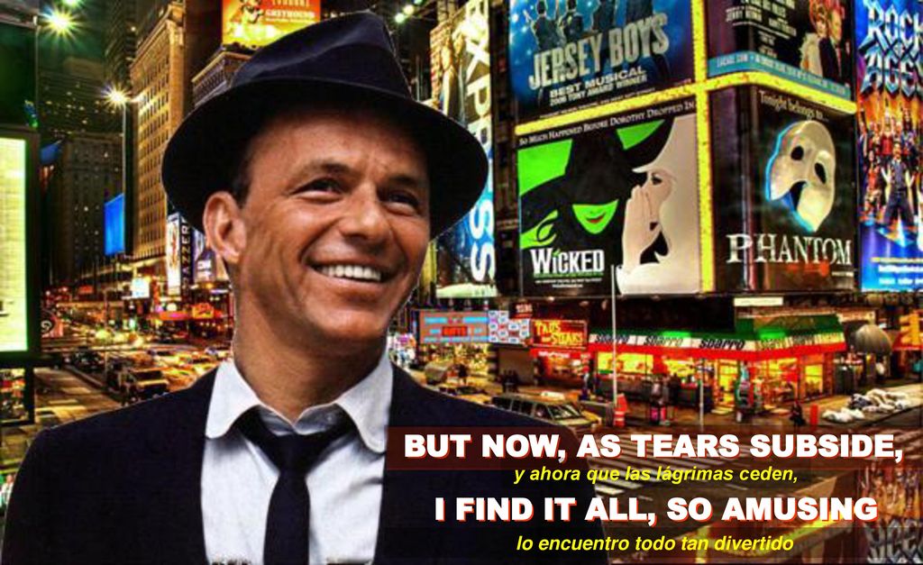 BUT NOW, AS TEARS SUBSIDE, I FIND IT ALL, SO AMUSING