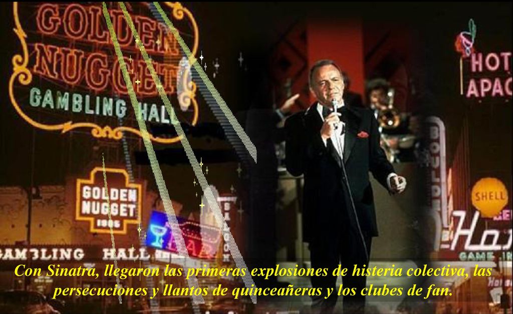 Con Sinatra, llegaron las primeras explosiones de histeria colectiva, las persecuciones y llantos de quinceañeras y los clubes de fan.