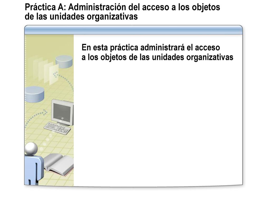Práctica A: Administración del acceso a los objetos de las unidades organizativas