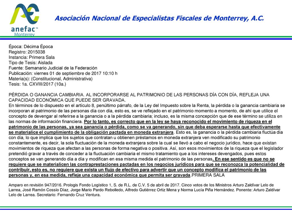 Asociación Nacional de Especialistas Fiscales de Monterrey, A.C.