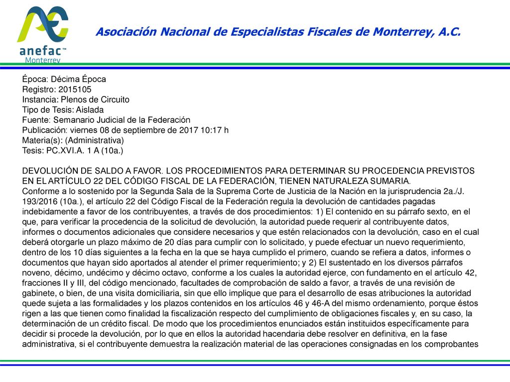 Asociación Nacional de Especialistas Fiscales de Monterrey, A.C.