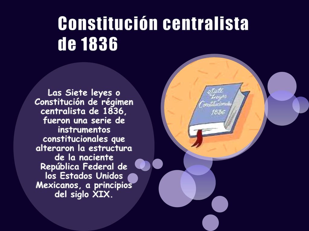 Constitución centralista de 1836