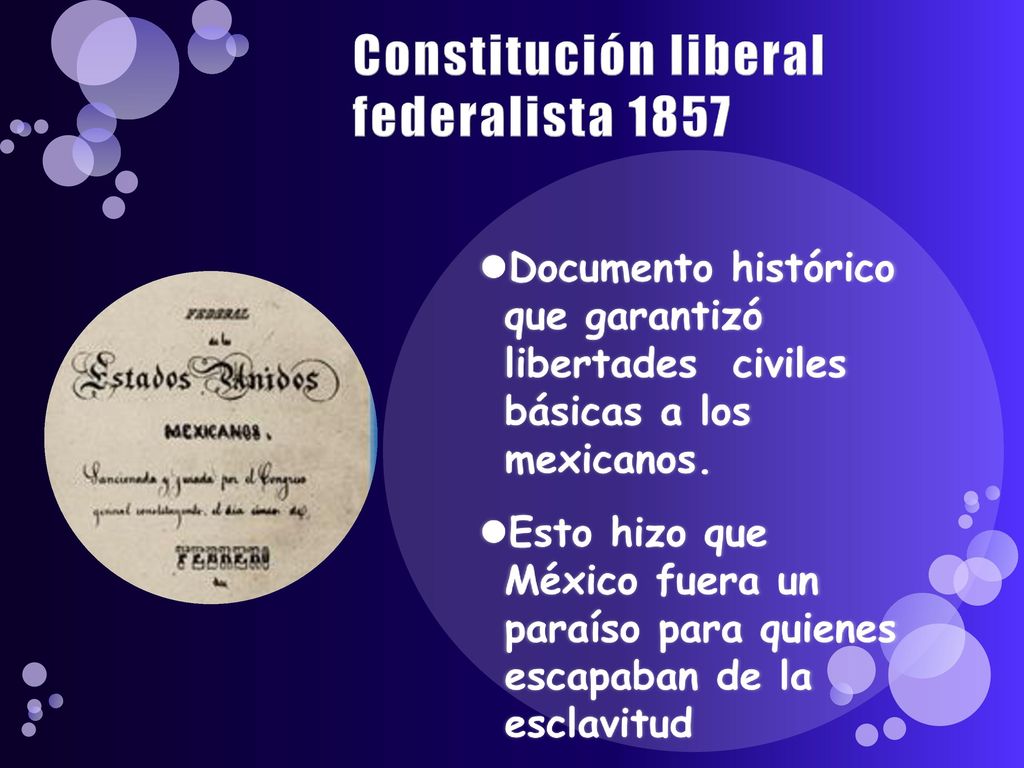 Constitución liberal federalista 1857