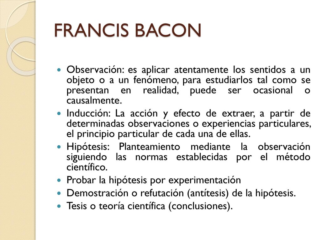 FRANCIS BACON