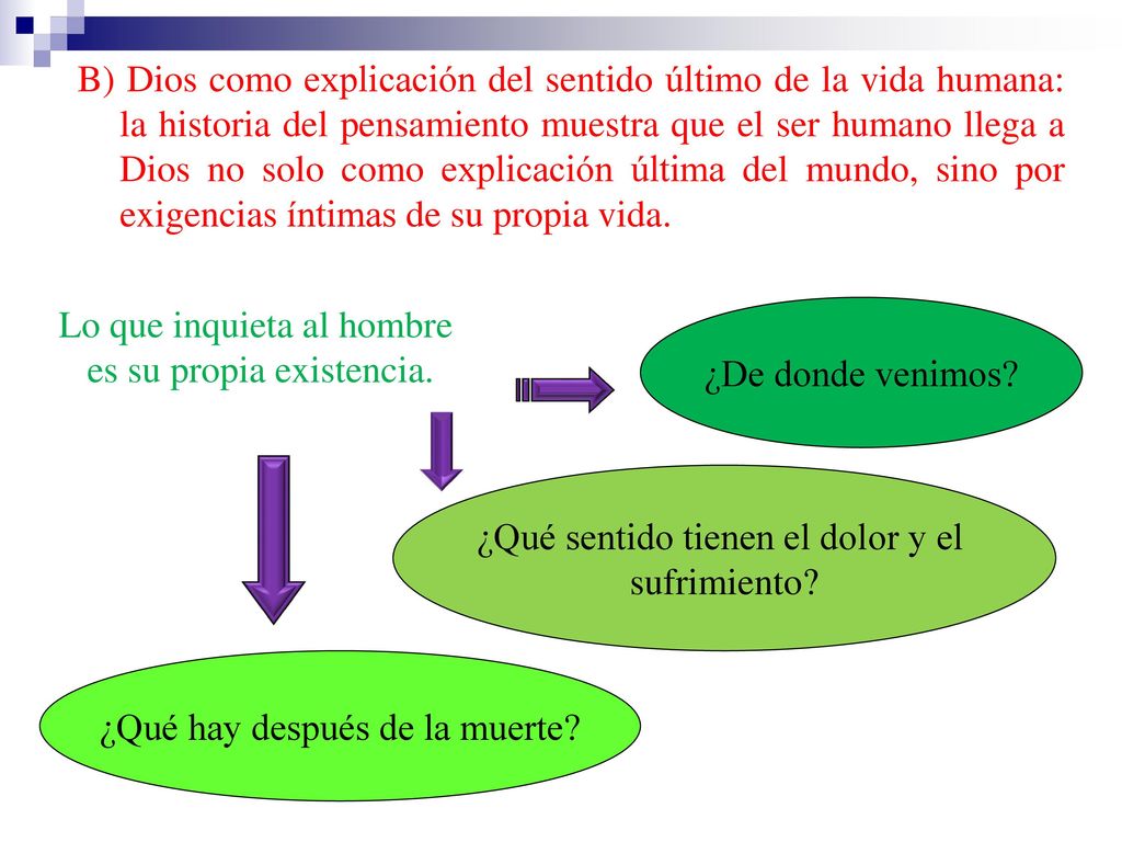 Lo que inquieta al hombre es su propia existencia. ¿De donde venimos