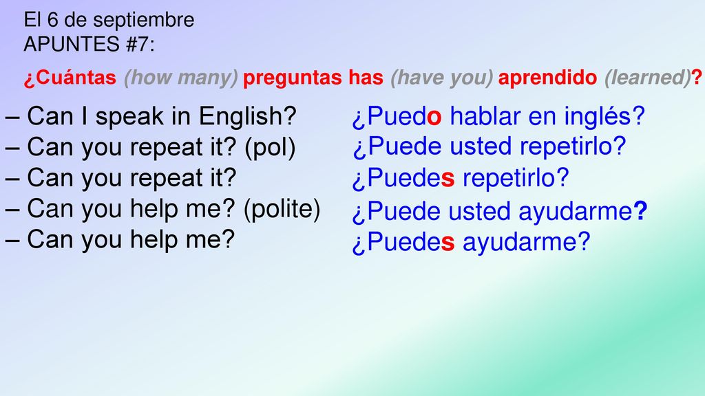 ‒ Can you repeat it (pol) ‒ Can you repeat it