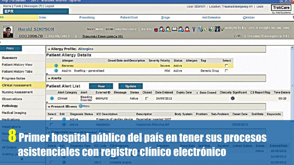 8 Primer hospital público del país en tener sus procesos