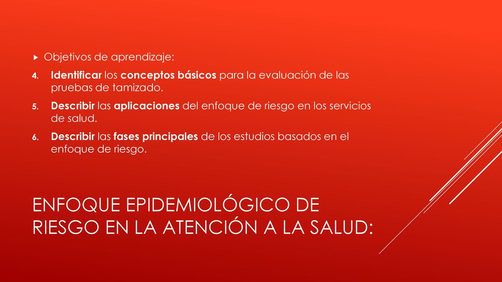 Enfoque epidemiológico de riesgo en la atención a la salud: