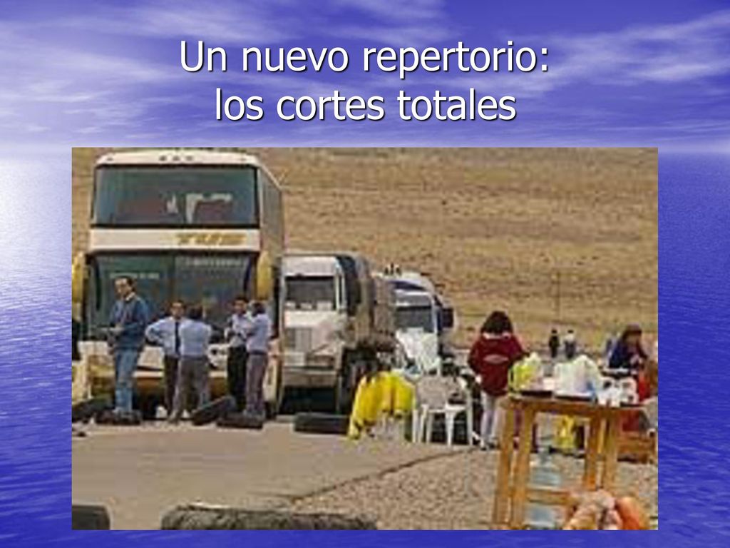 Un nuevo repertorio: los cortes totales