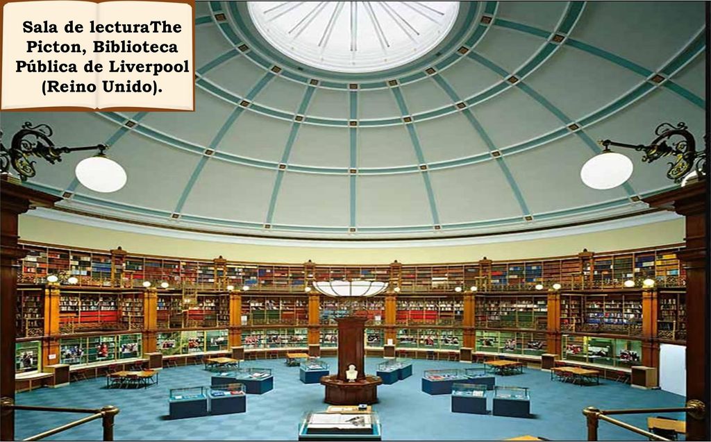 Sala de lecturaThe Picton, Biblioteca Pública de Liverpool (Reino Unido).