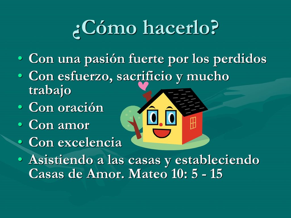 ¿Cómo hacerlo Con una pasión fuerte por los perdidos