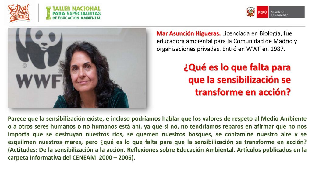 ¿Qué es lo que falta para que la sensibilización se