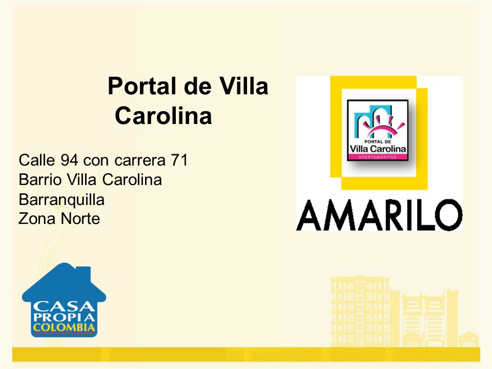 Portal de Villa Carolina