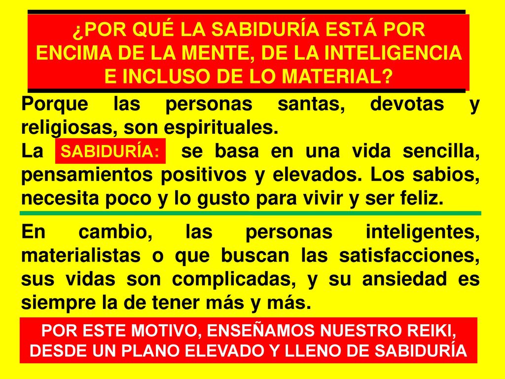 Porque las personas santas, devotas y religiosas, son espirituales.
