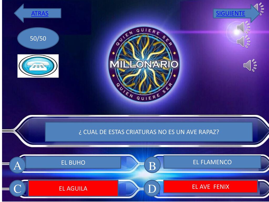 ¿ CUAL DE ESTAS CRIATURAS NO ES UN AVE RAPAZ