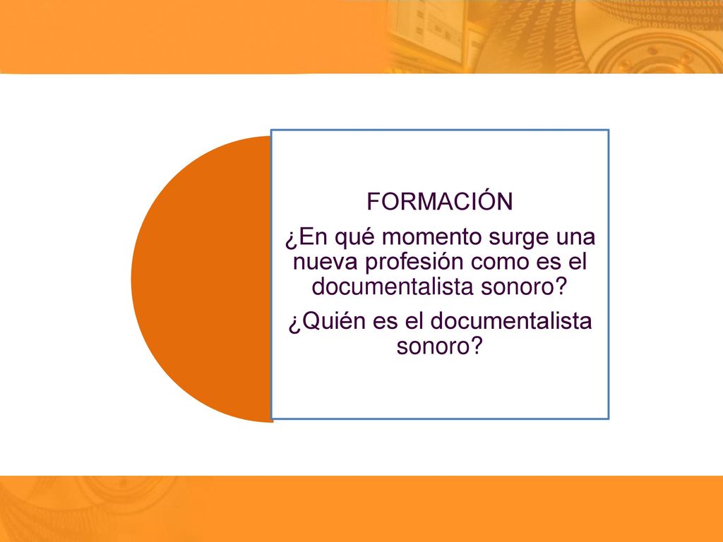 ¿Quién es el documentalista sonoro