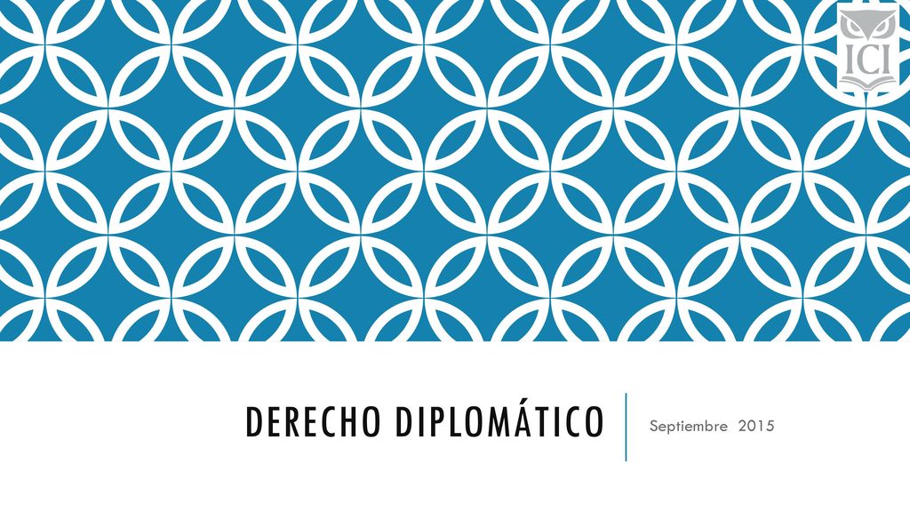 Derecho diplomático Septiembre 2015