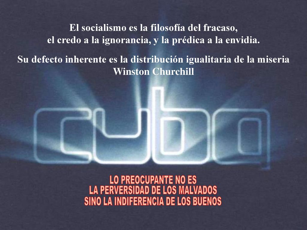 Su defecto inherente es la distribución igualitaria de la miseria