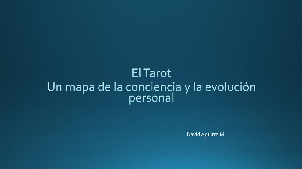 El Tarot Un mapa de la conciencia y la evolución personal