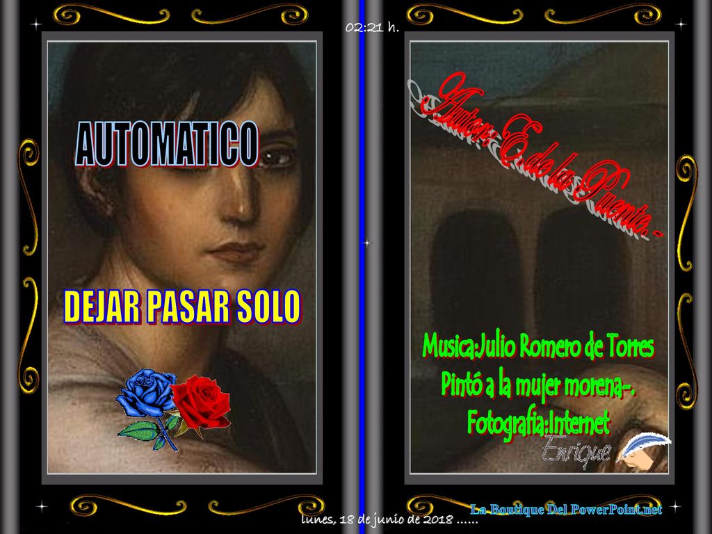 Musica:Julio Romero de Torres Pintó a la mujer morena-.