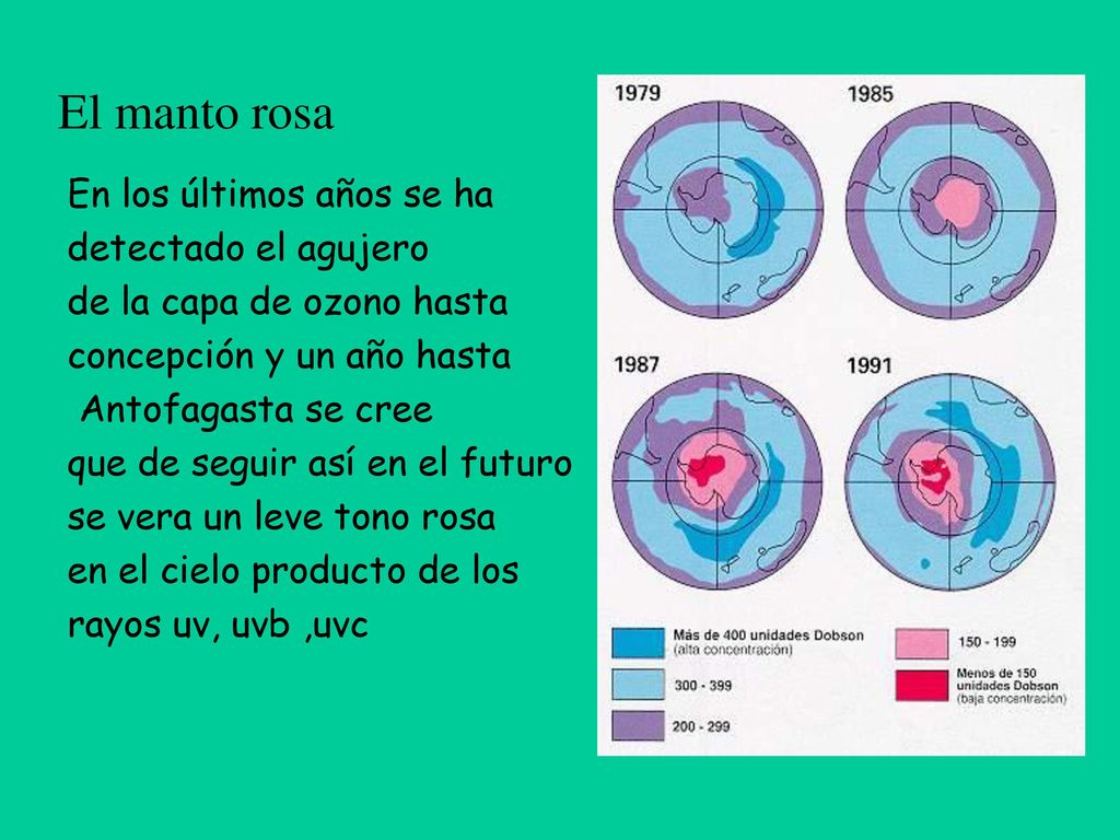 El manto rosa En los últimos años se ha detectado el agujero