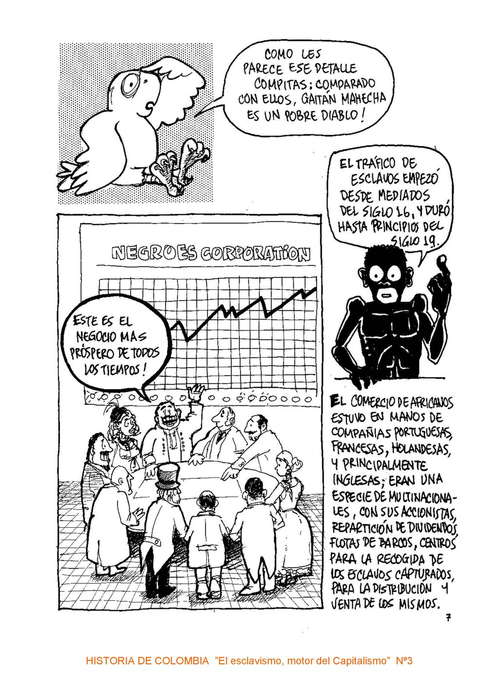 HISTORIA DE COLOMBIA El esclavismo, motor del Capitalismo Nº3