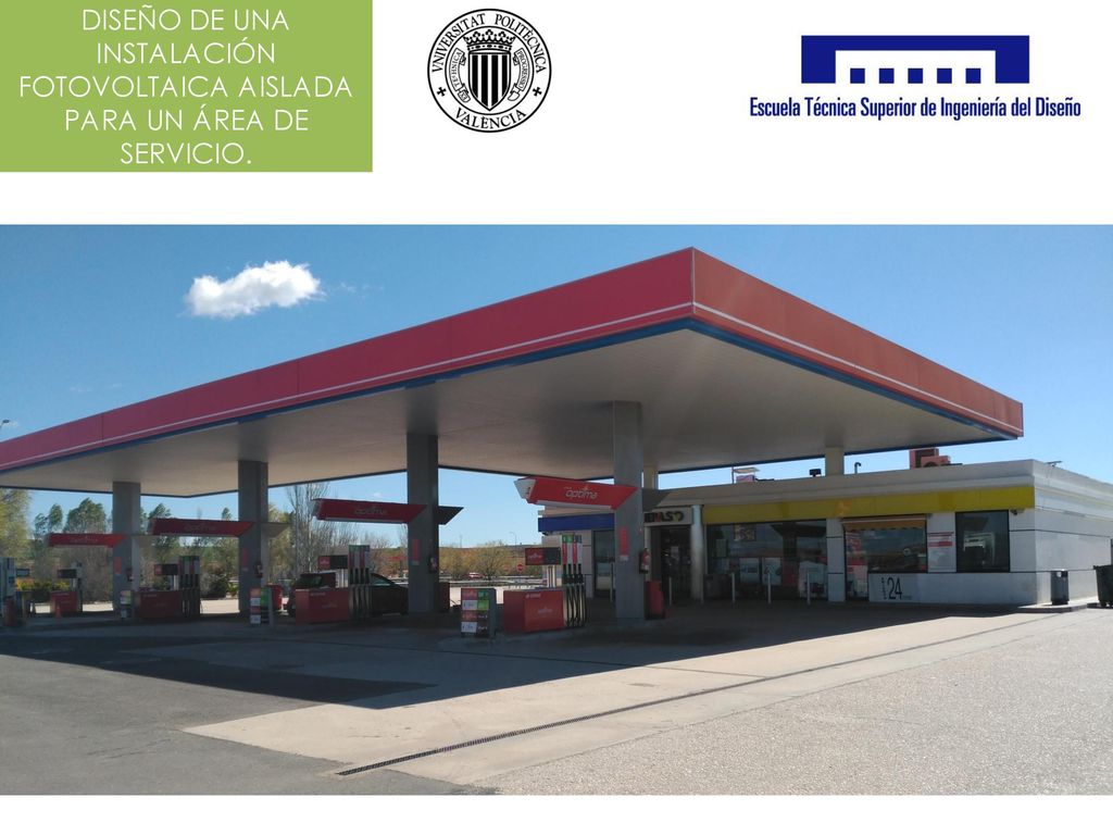 DISEÑO DE UNA INSTALACIÓN FOTOVOLTAICA AISLADA PARA UN ÁREA DE SERVICIO.