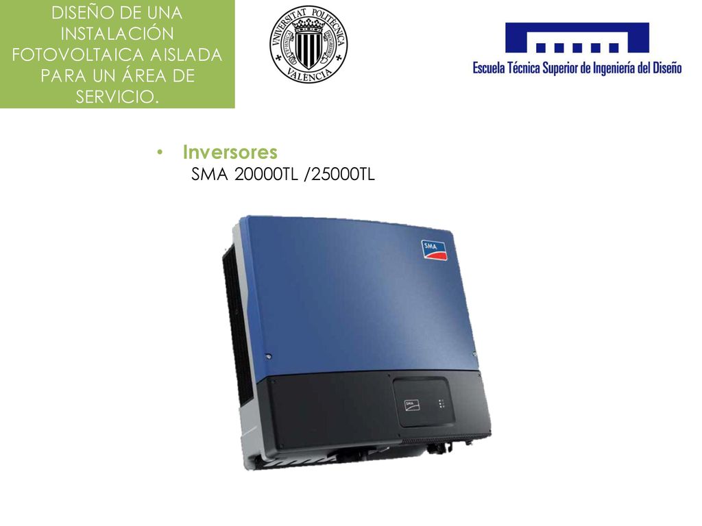 DISEÑO DE UNA INSTALACIÓN FOTOVOLTAICA AISLADA PARA UN ÁREA DE SERVICIO.