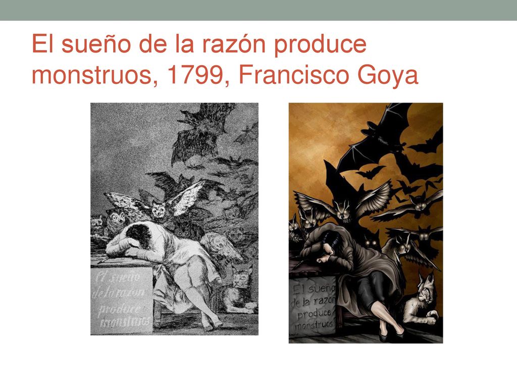 El sueño de la razón produce monstruos, 1799, Francisco Goya