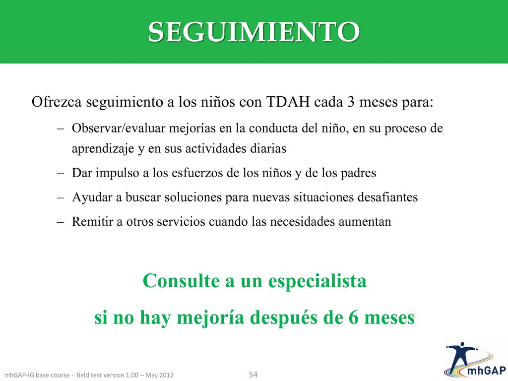 Consulte a un especialista