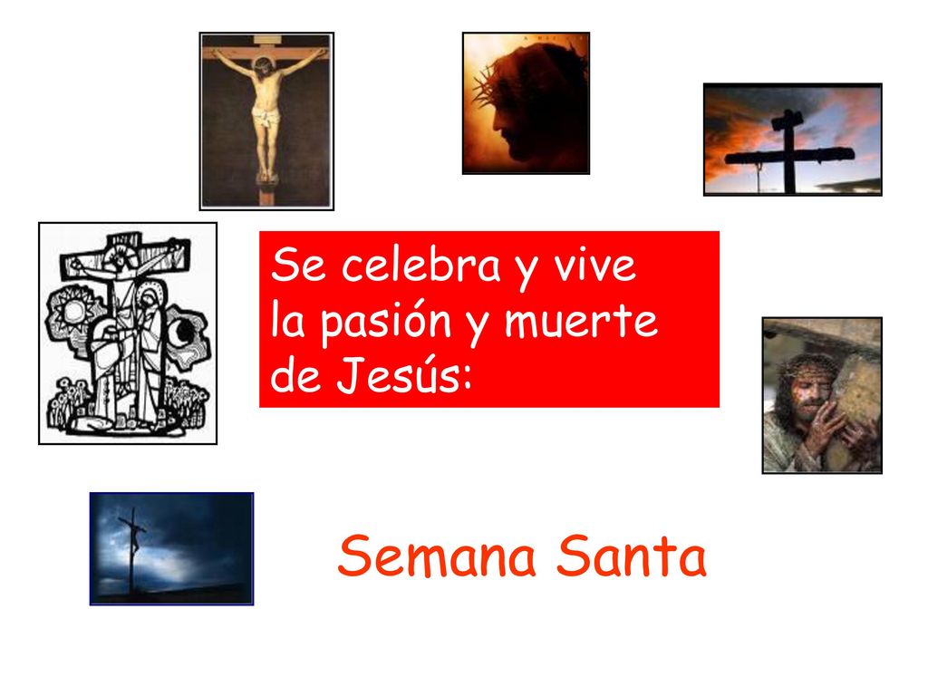 Se celebra y vive la pasión y muerte de Jesús: Semana Santa