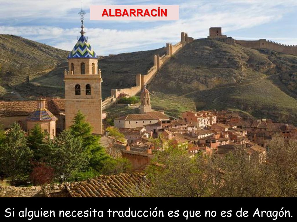Si alguien necesita traducción es que no es de Aragón.