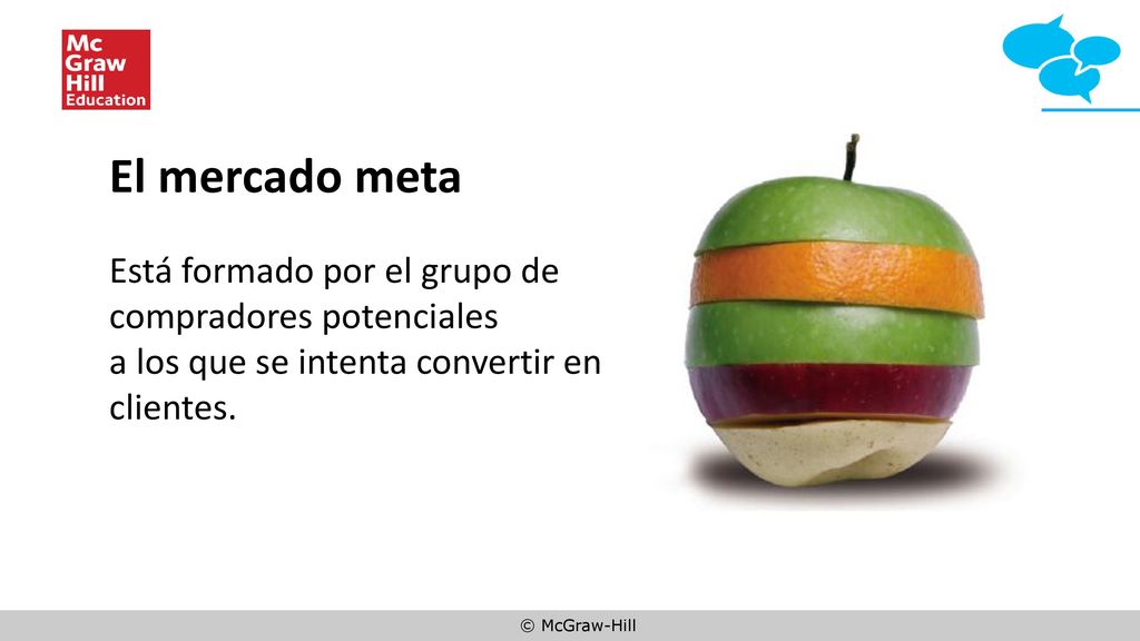 El mercado meta Está formado por el grupo de compradores potenciales a los que se intenta convertir en clientes.