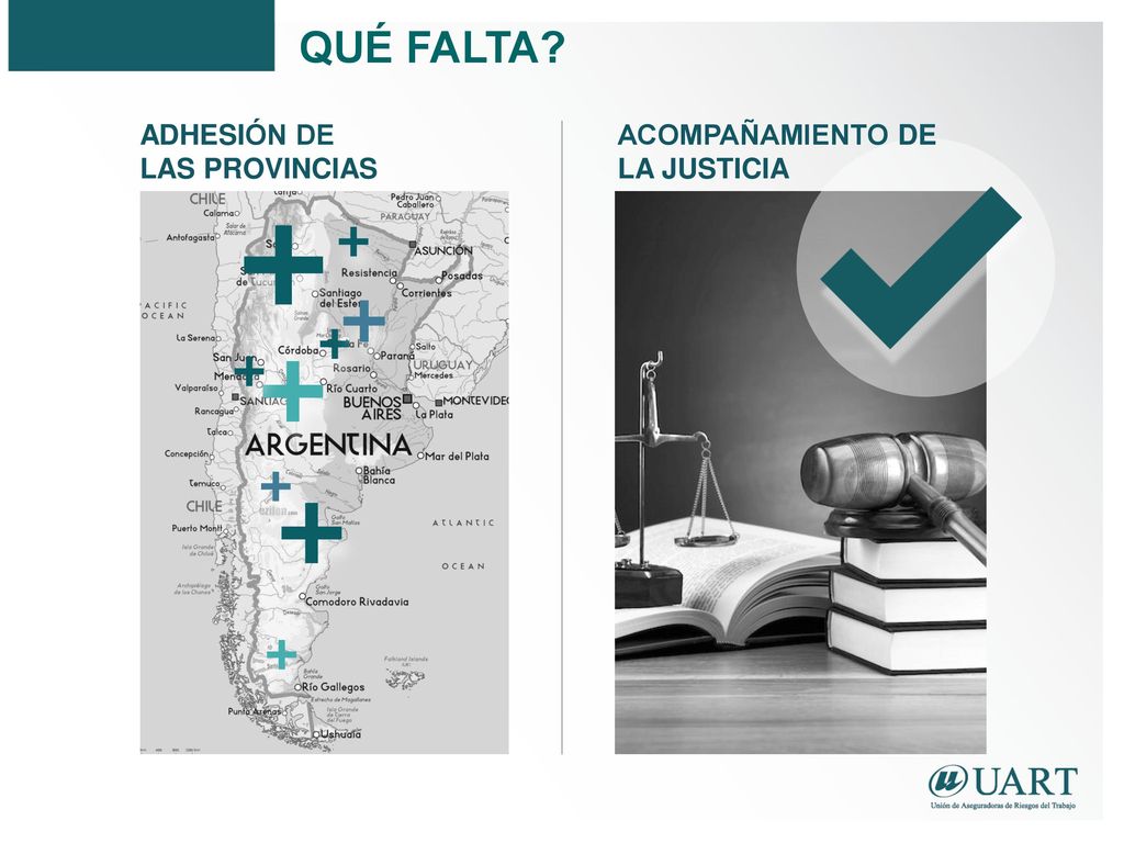 QUÉ FALTA ADHESIÓN DE LAS PROVINCIAS ACOMPAÑAMIENTO DE LA JUSTICIA