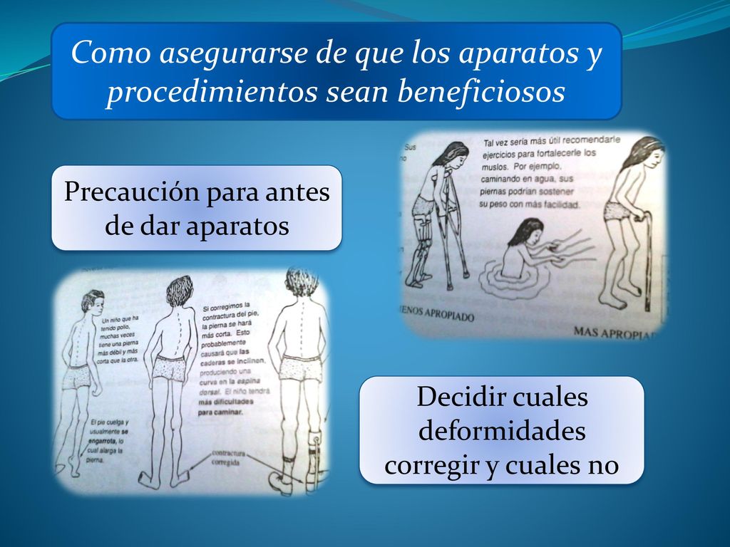 Como asegurarse de que los aparatos y procedimientos sean beneficiosos