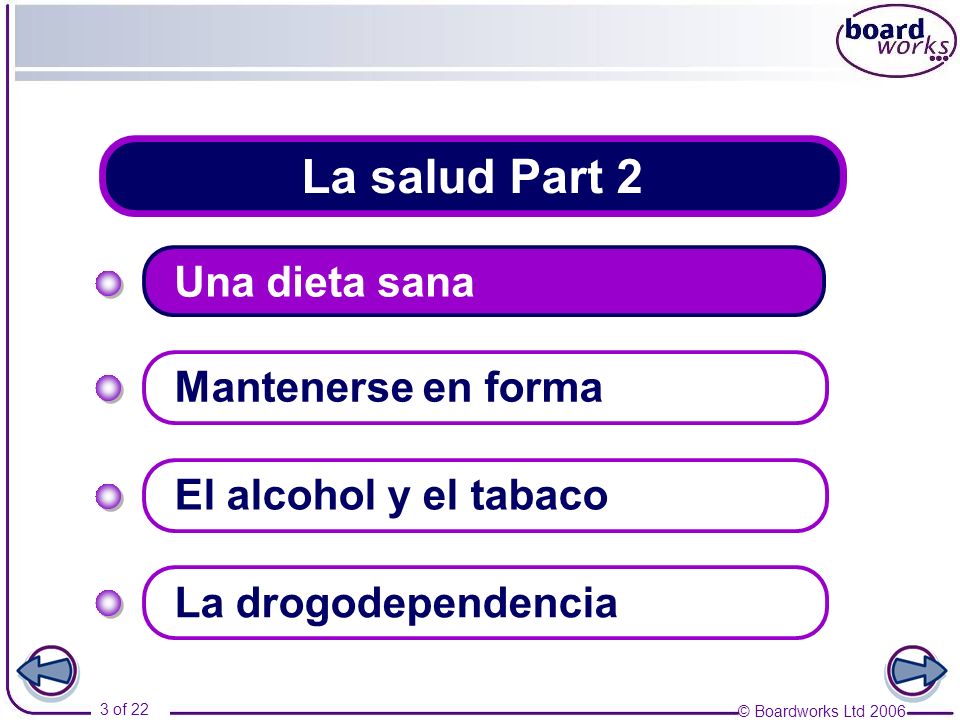 La salud Part 2 Una dieta sana Mantenerse en forma