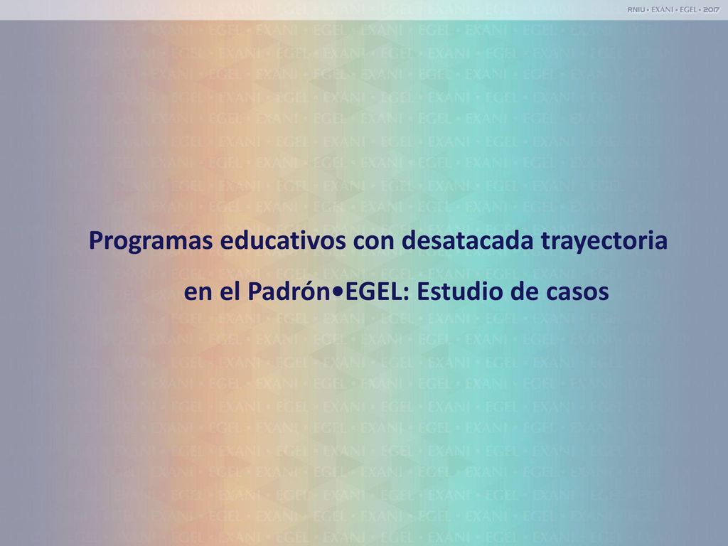 Programas educativos con desatacada trayectoria en el Padrón•EGEL: Estudio de casos