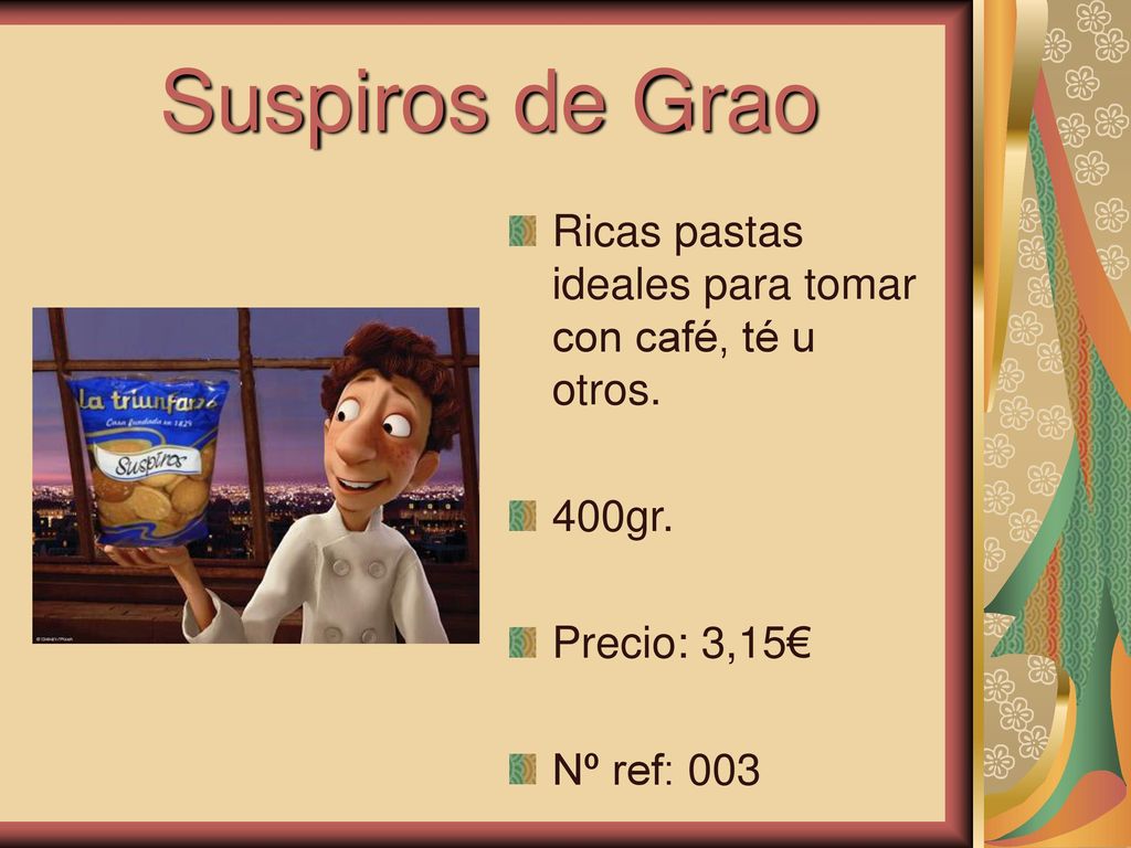 Suspiros de Grao Ricas pastas ideales para tomar con café, té u otros.