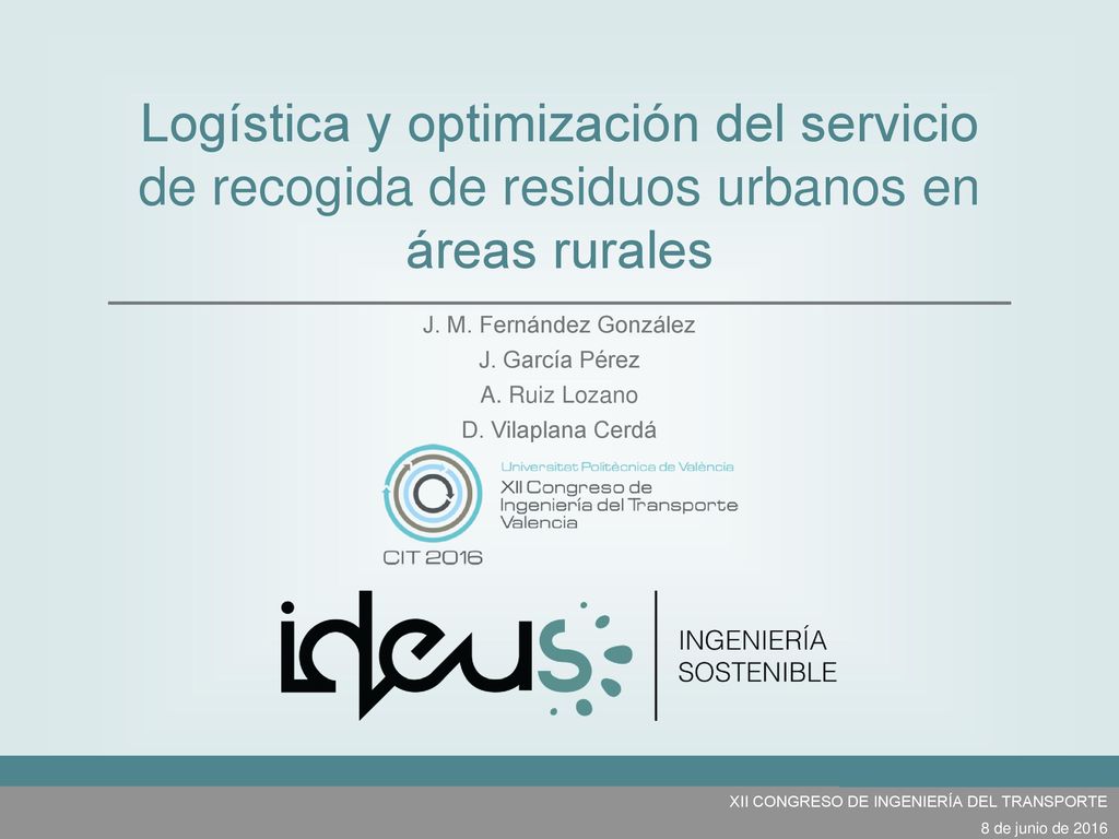 Logística y optimización del servicio de recogida de residuos urbanos en áreas rurales