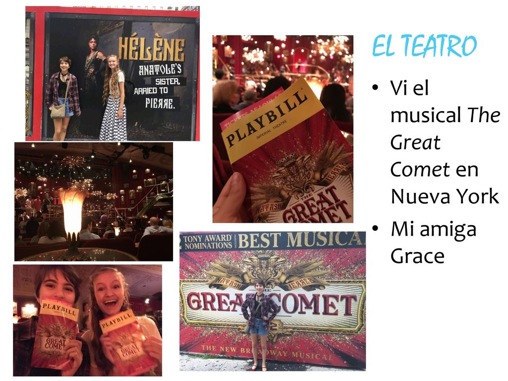 EL TEATRO Vi el musical The Great Comet en Nueva York Mi amiga Grace