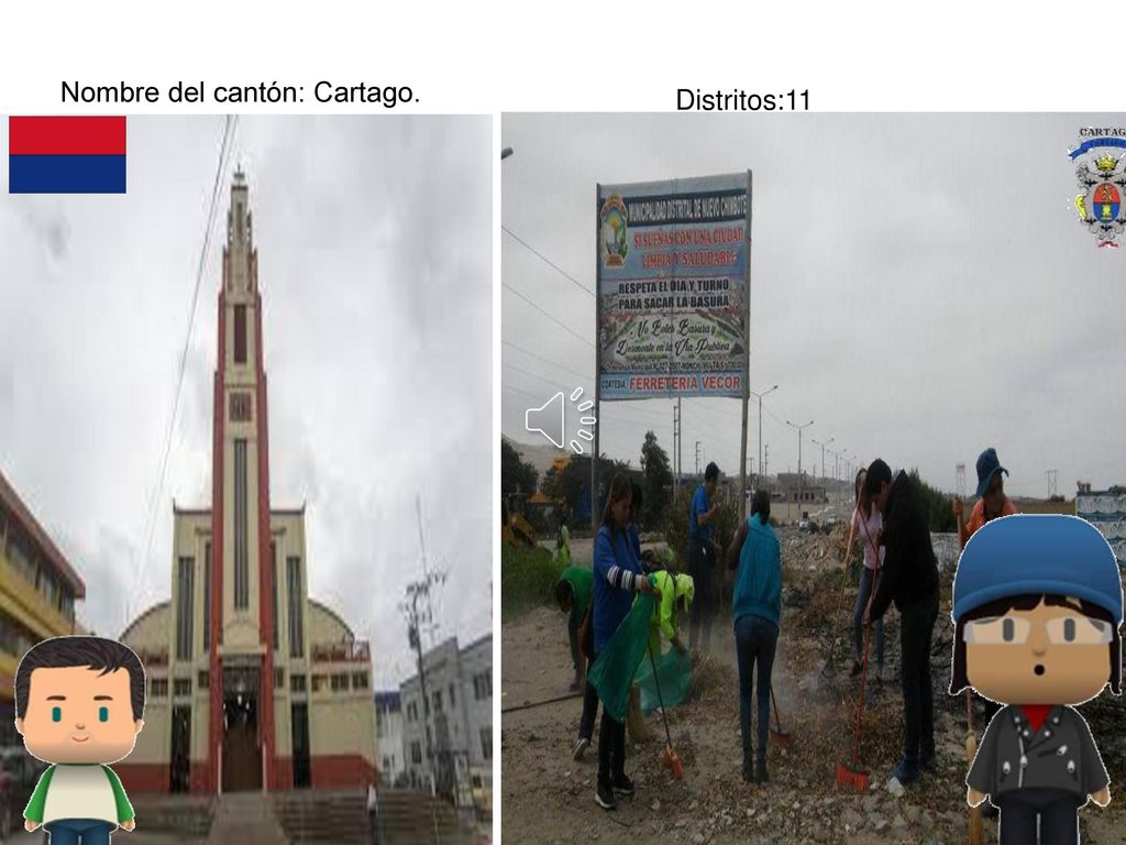 Nombre del cantón: Cartago.