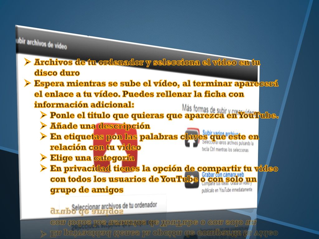 Archivos de tu ordenador y selecciona el video en tu disco duro